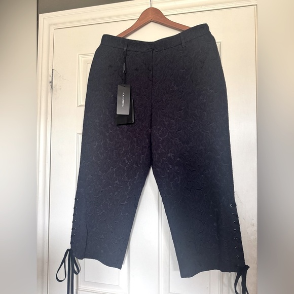 DOLCE & GABBANA Cropped Lace Pants - Picture 13 of 16
